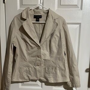 9fifty Cream Women's Blazer